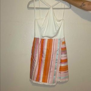 Hutch White and Stitch Rainbow Dress